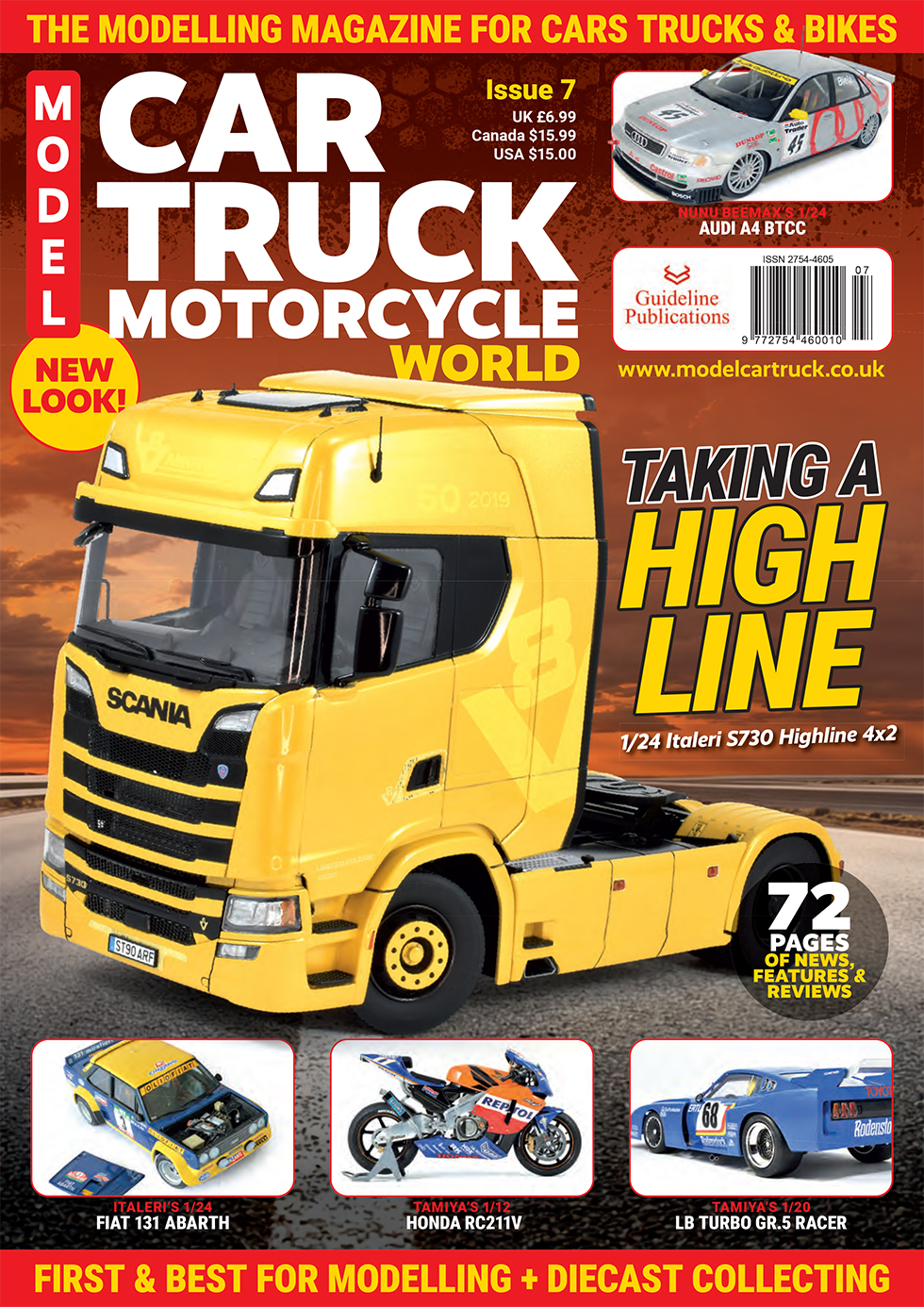 Guideline Publications Ltd Model Car Truck Motorcycle World no 7 
