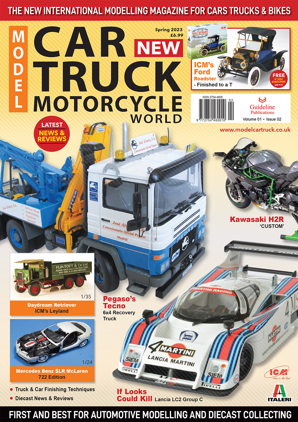 Guideline Publications Ltd Model Car Truck Motorcycle World Editor Steven Downs 